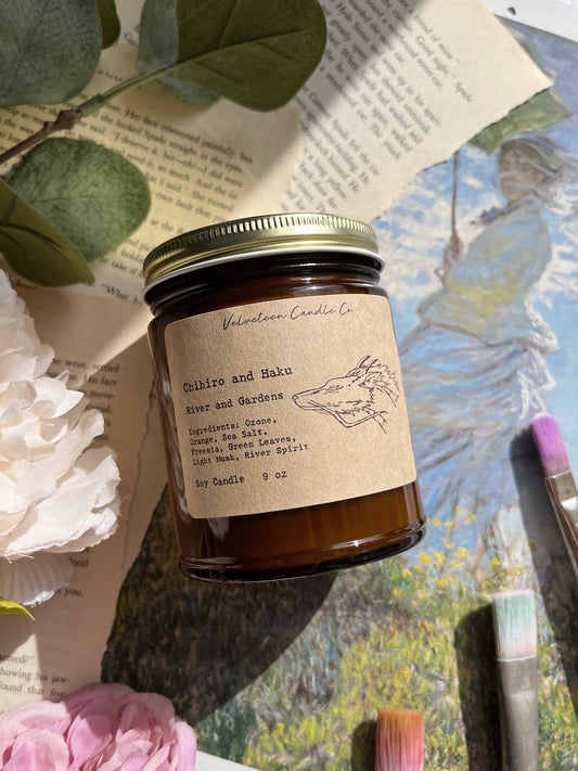 Chihiro and Haku - 9 oz Candle