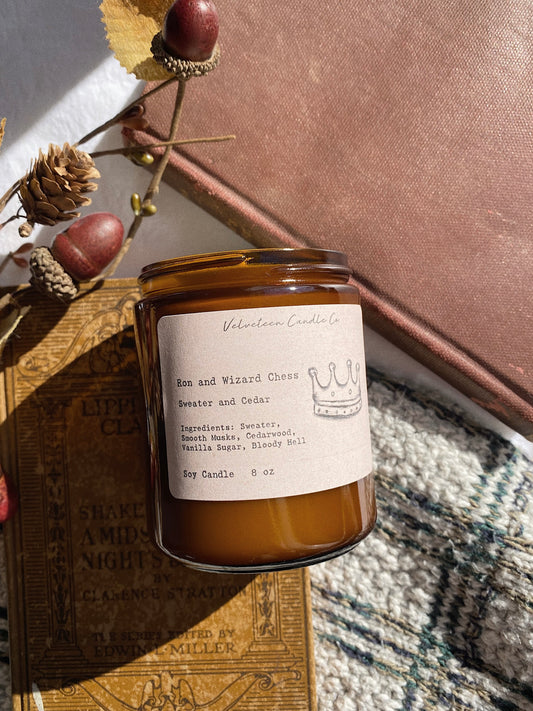 Ron - 8 oz Soy Wax Candle